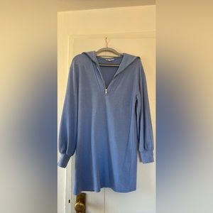 Blue Zipper Zara Dress